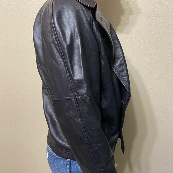 Real leather black jacket - Picture 9 of 10